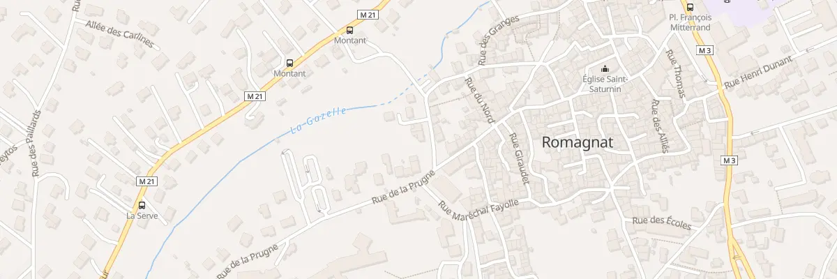 Plan du 1B Rue du Moulin à Romagnat