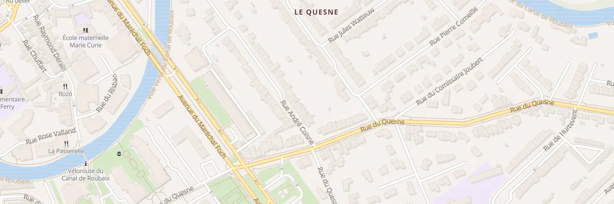 Plan du 12 Rue André Coisne à Marcq-en-Barœul