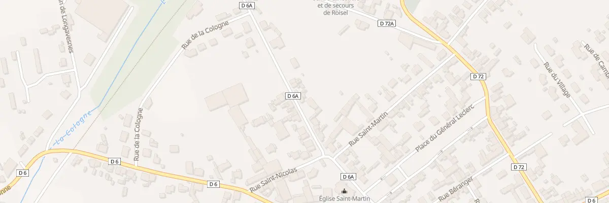 Plan du 10 Rue de la Gare à Roisel