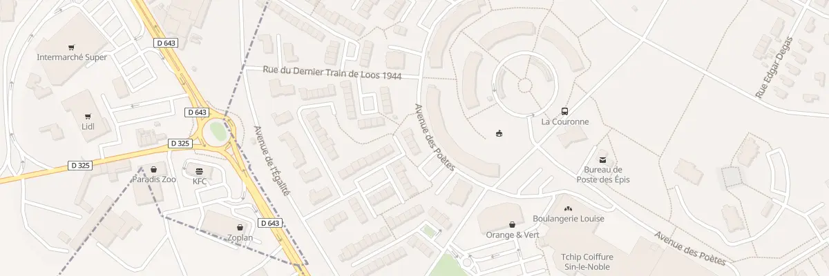 Plan du 221 Sq Benoit Frachon à Sin-le-Noble