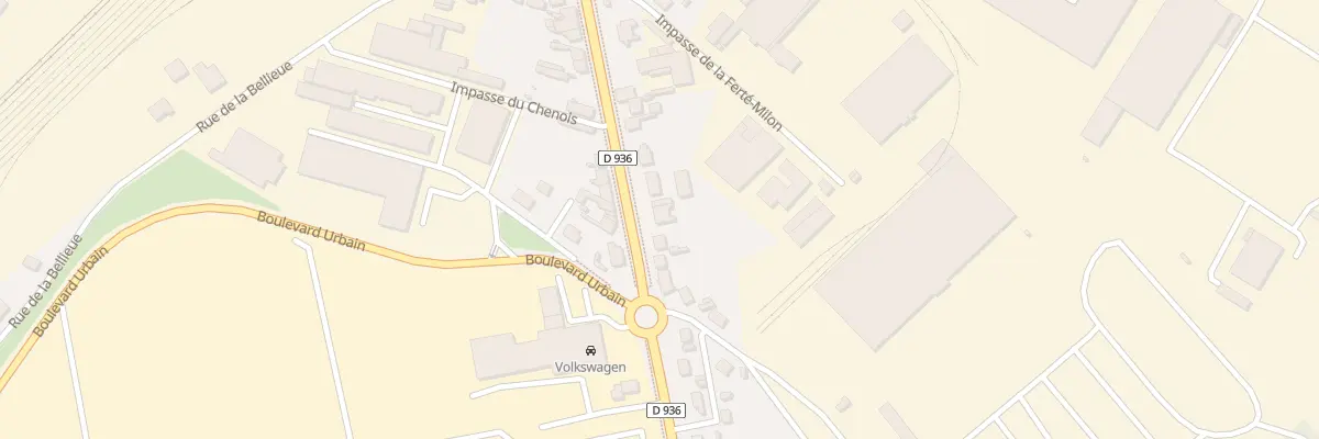 Plan du 33 Av de la Ferté - Milon à Villers-Cotterêts
