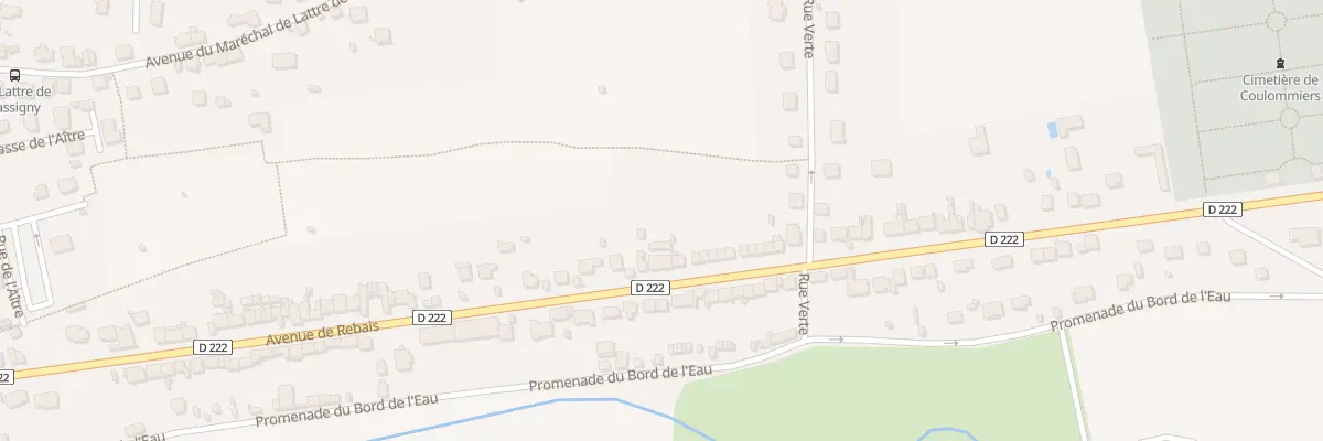 Plan du 77 Av de Rebais à Coulommiers