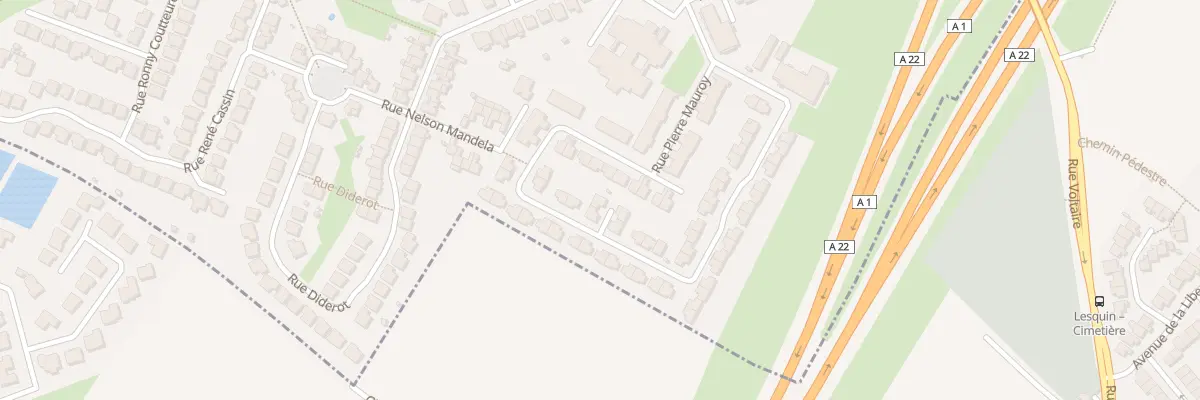Plan du 50 Rue Pierre Mauroy à Ronchin