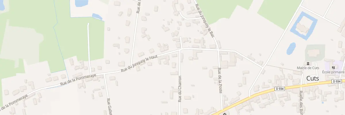Plan du 135 Rue du Jonquoy Le Haut à Cuts