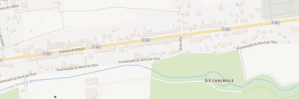 Plan du 64 Av de Rebais à Coulommiers