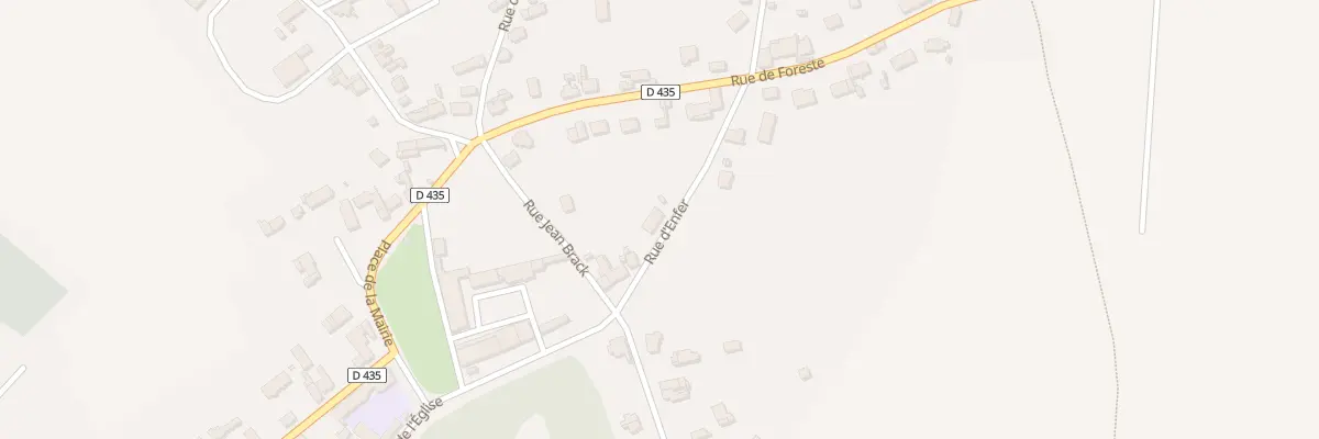 Plan du 4 Rue d’Enfer à Villers-Saint-Christophe