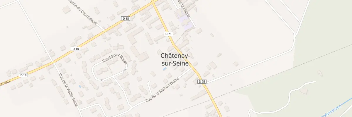 Plan du 10 Rue de la Gare à Châtenay-sur-Seine