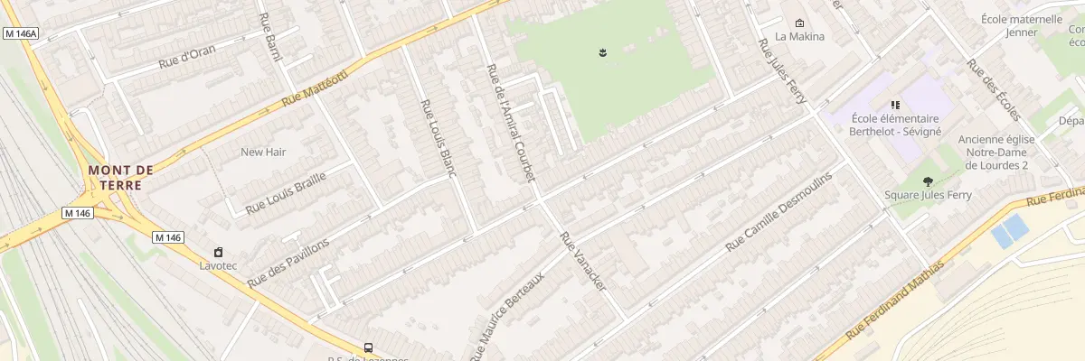 Plan du 83 Rue J J Rousseau Hellemmes à Lille