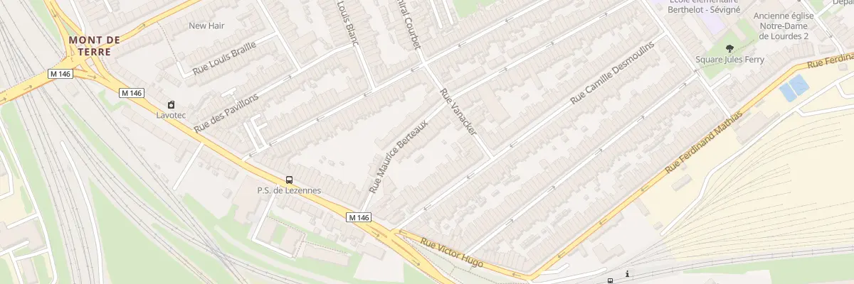 Plan du 107 Rue Maurice Berteaux à Lille