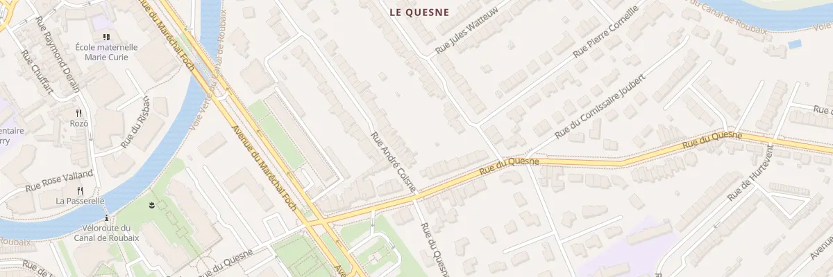 Plan du 8 Rue André Coisne à Marcq-en-Barœul