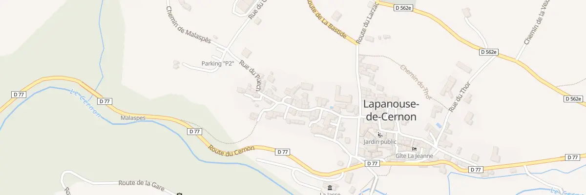 Plan du 5065 Lapanouse de Cernon à Lapanouse-de-Cernon