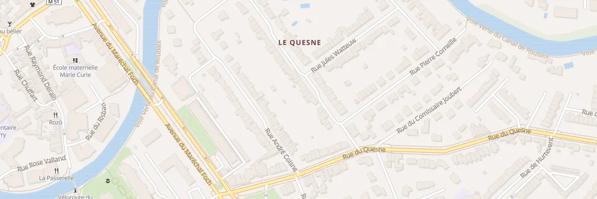 Plan du 17 Rue de la Cense à l’Eau à Marcq-en-Barœul