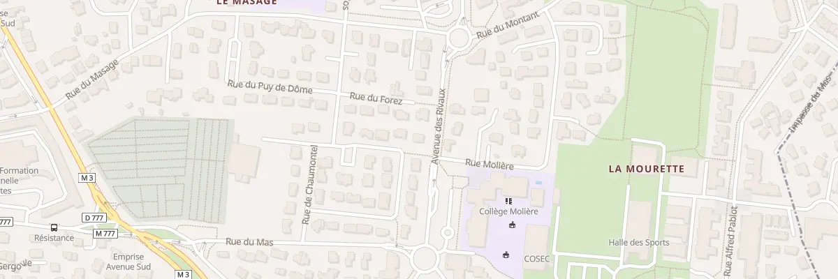 Plan du 9 Rue du Livradois à Beaumont