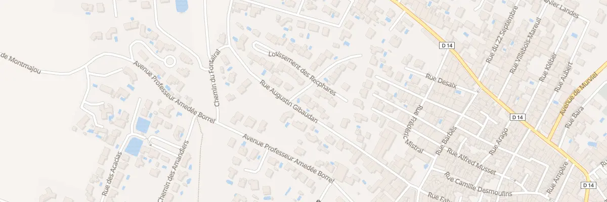 Plan du 4 Lot des Recphares à Cazouls-lès-Béziers
