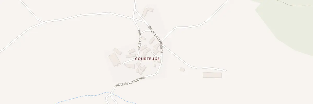 Plan du 5041 Courteuge à Leyvaux