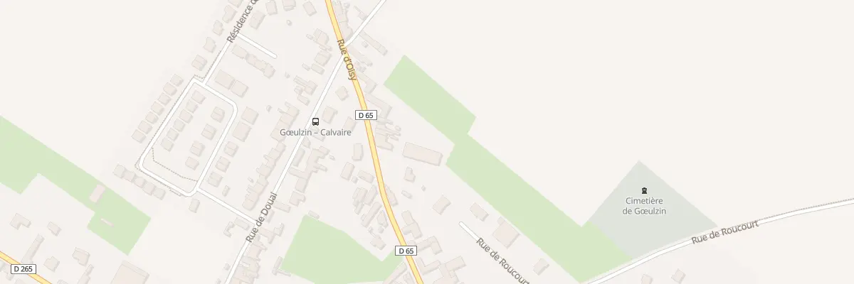 Plan du 933 Rue d’Oisy à Gœulzin