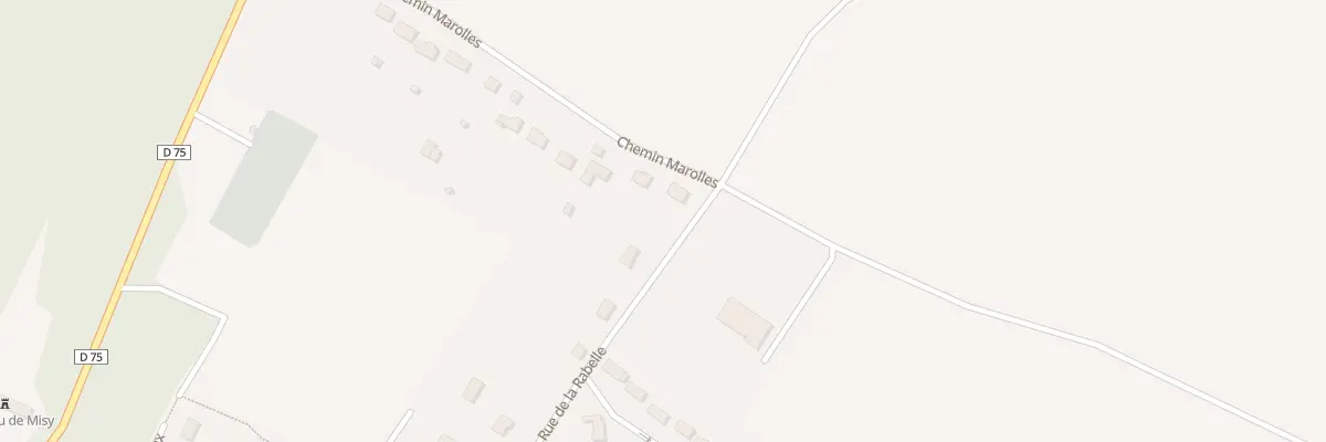 Plan du 1 Che Marolles à Misy-sur-Yonne