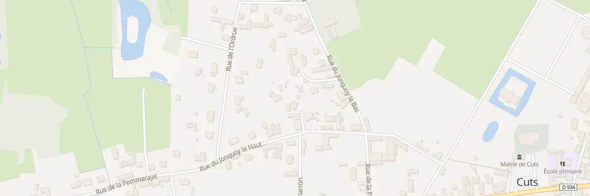 Plan du 96 Rue du Jonquoy Le Haut à Cuts