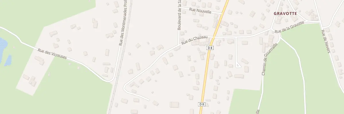 Plan du 133 Rue du Chazeau à Pougues-les-Eaux