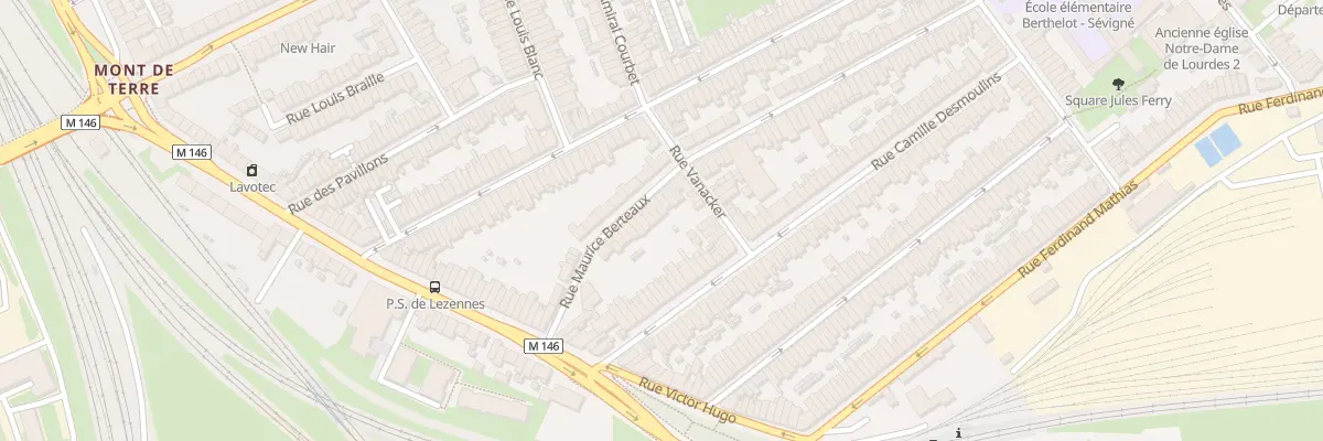 Plan du 103 Rue Maurice Berteaux à Lille