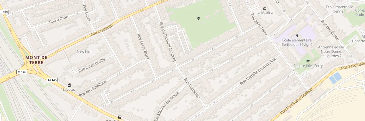Plan du 87 Rue J J Rousseau Hellemmes à Lille
