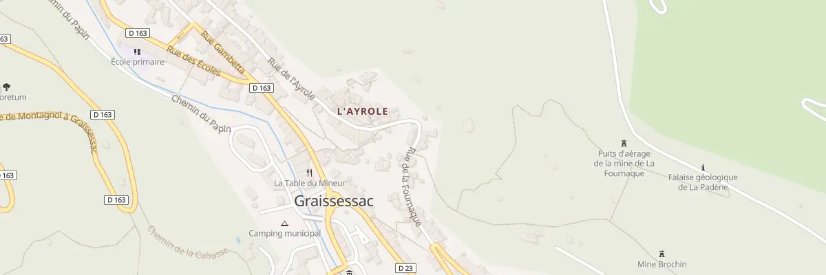 Plan du 33 Rue de la Fournaque à Graissessac