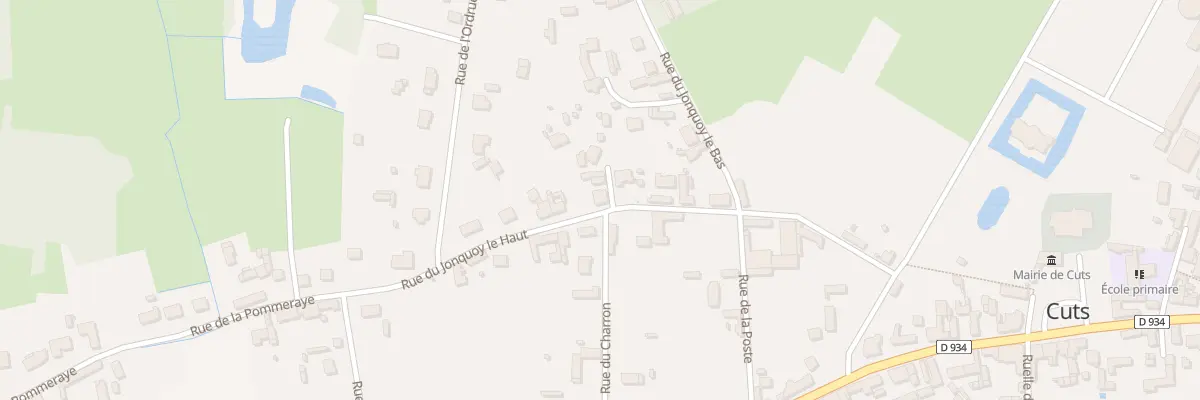 Plan du 102 Rue du Jonquoy Le Haut à Cuts
