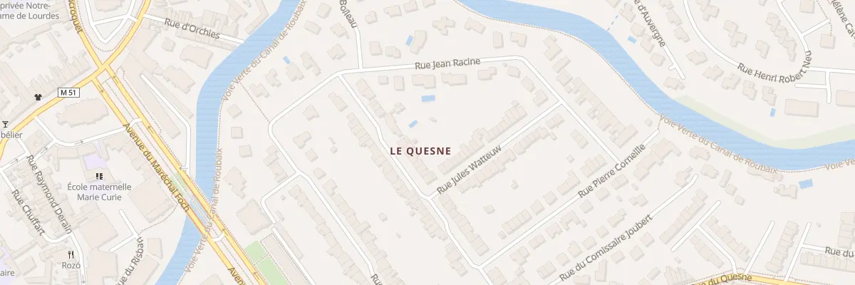 Plan du 32 Rue de la Cense à l’Eau à Marcq-en-Barœul