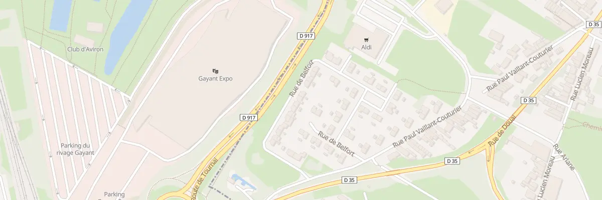 Plan du 47 Rue de Belfort à Waziers