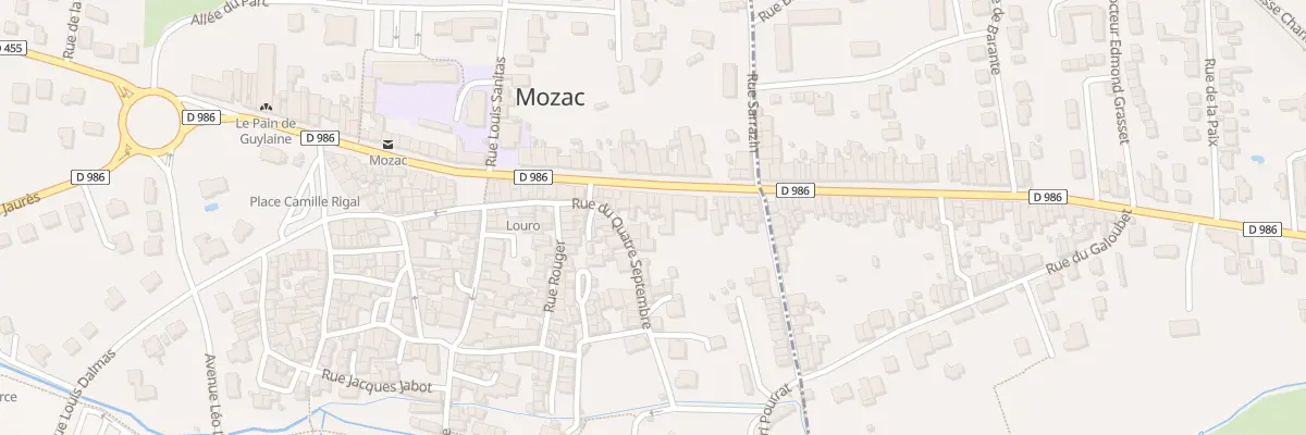 Plan du 19 Rue de l’Hôtel de Ville à Mozac