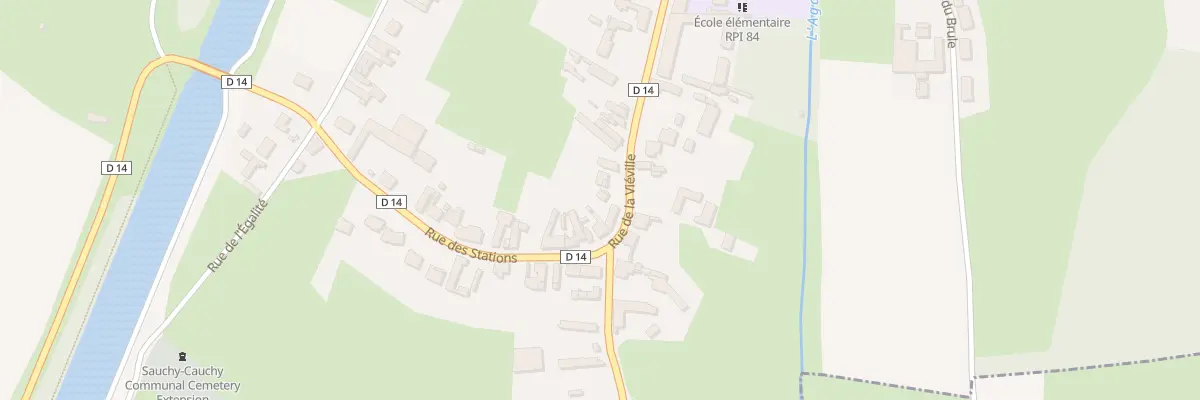 Plan du 26 Rue de la Vieville à Sauchy-Cauchy
