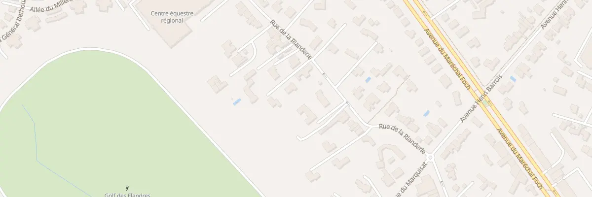 Plan du 152 Rue de la Rianderie à Marcq-en-Barœul