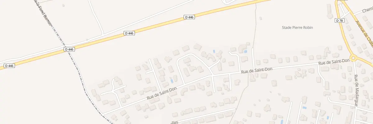 Plan du 41 Rue de Saint Don à Riom