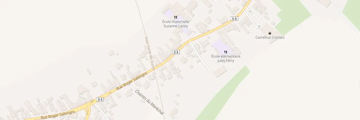 Plan du 396 Rue Jules Ferry à Raimbeaucourt