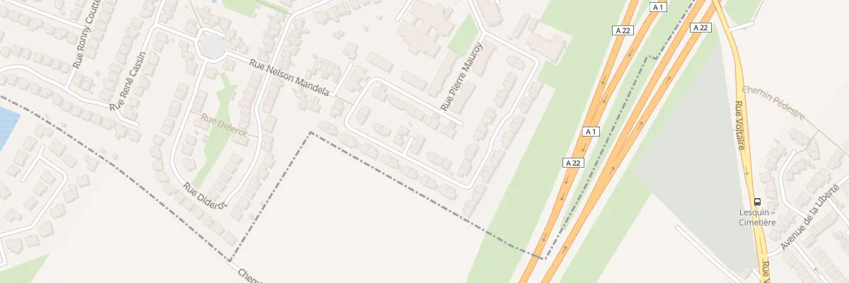 Plan du 54 Rue Pierre Mauroy à Ronchin