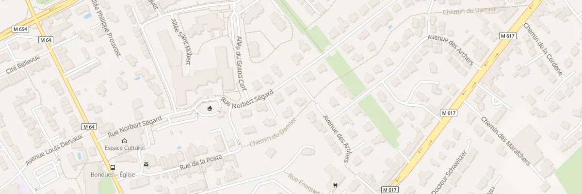 Plan du 10 Rue Norbert Segard à Bondues