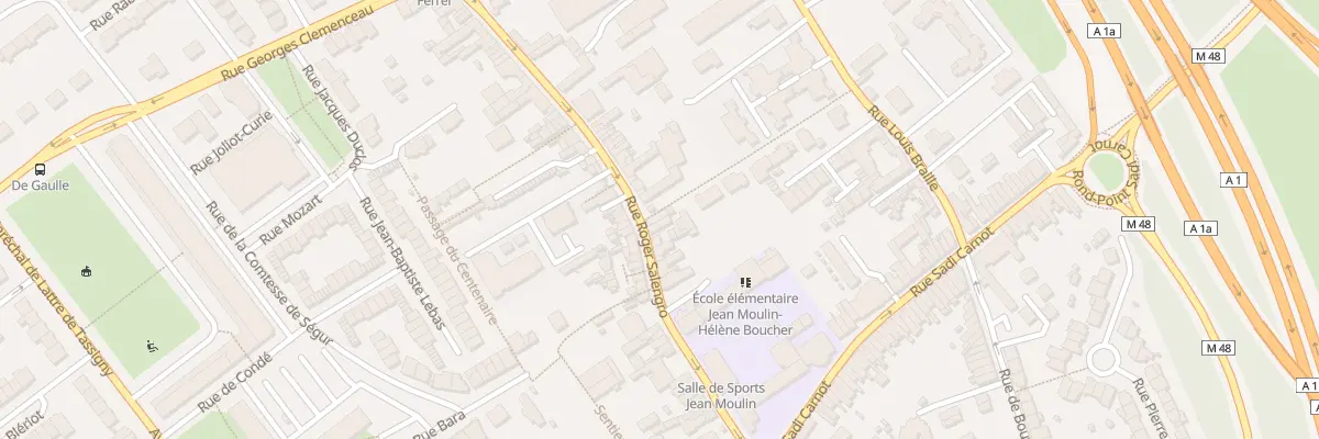 Plan du 98 Rue Roger Salengro à Ronchin
