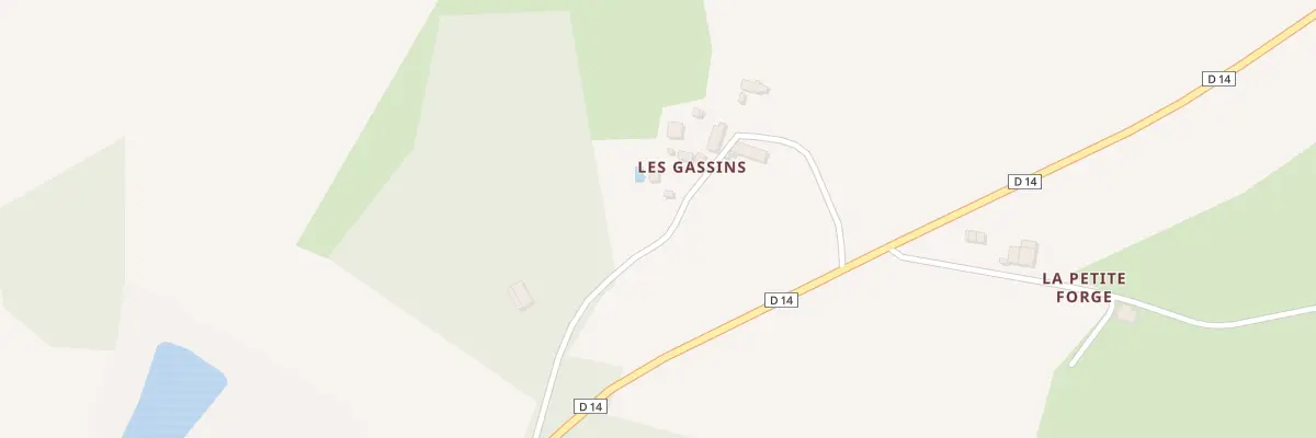 Plan du 3 Les Gassins à Champignelles