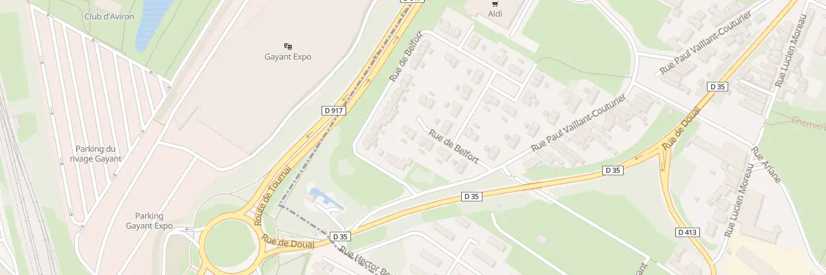 Plan du 9 Rue de Belfort à Waziers