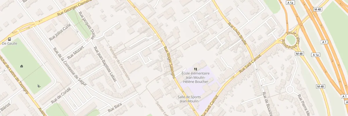 Plan du 96 Rue Roger Salengro à Ronchin