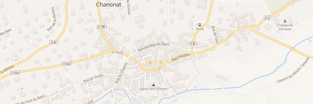 Plan du 3 Imp Bony à Chanonat