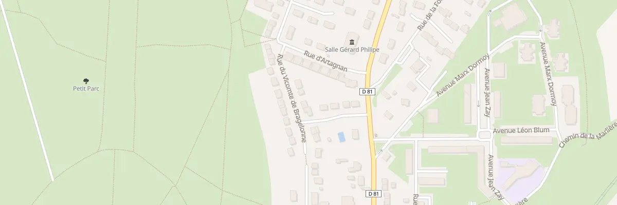 Plan du 5 Rue du Vicomte de Bragelonne à Villers-Cotterêts