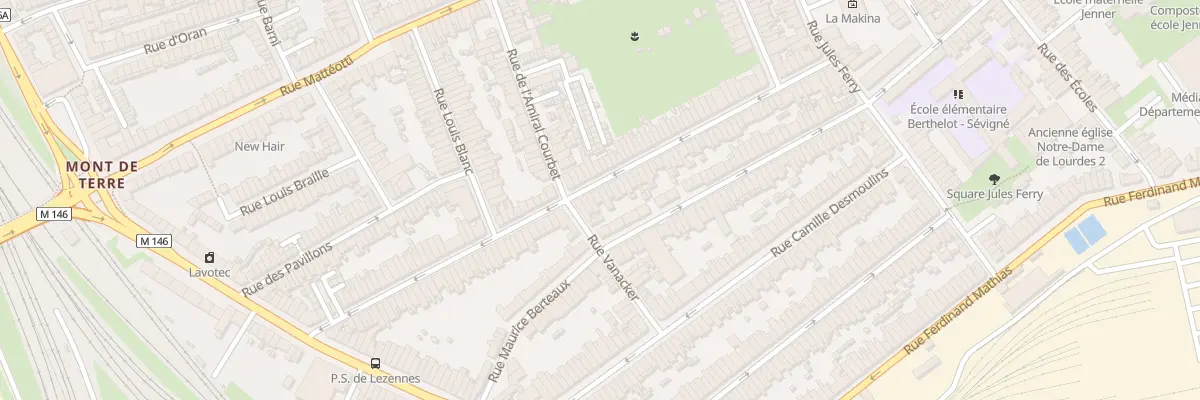 Plan du 80 Rue J J Rousseau Hellemmes à Lille