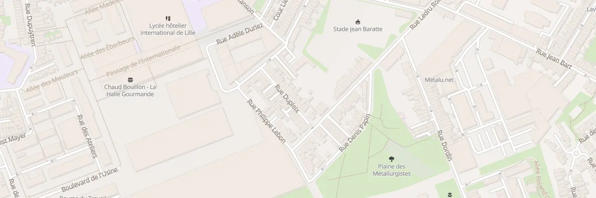 Plan du 27 Rue Dupleix Hellemmes à Lille