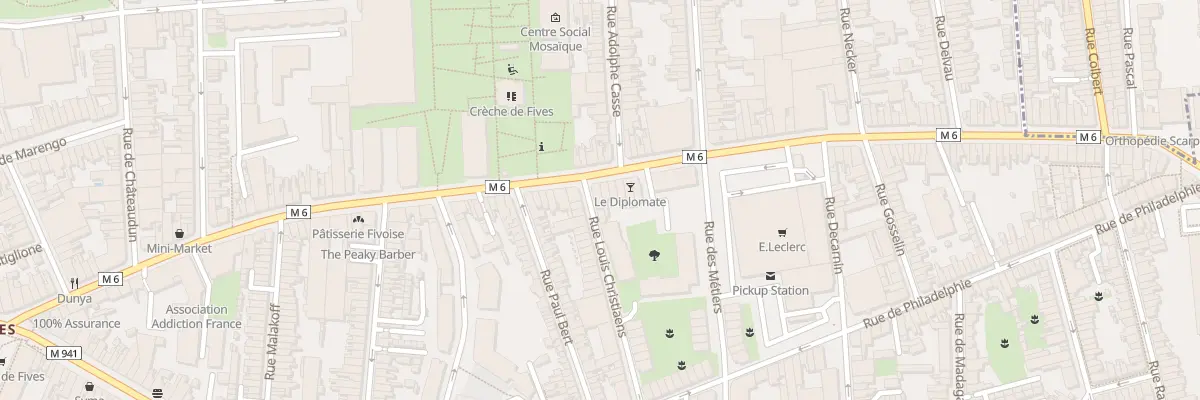 Plan du 80 Rue de Lannoy à Lille