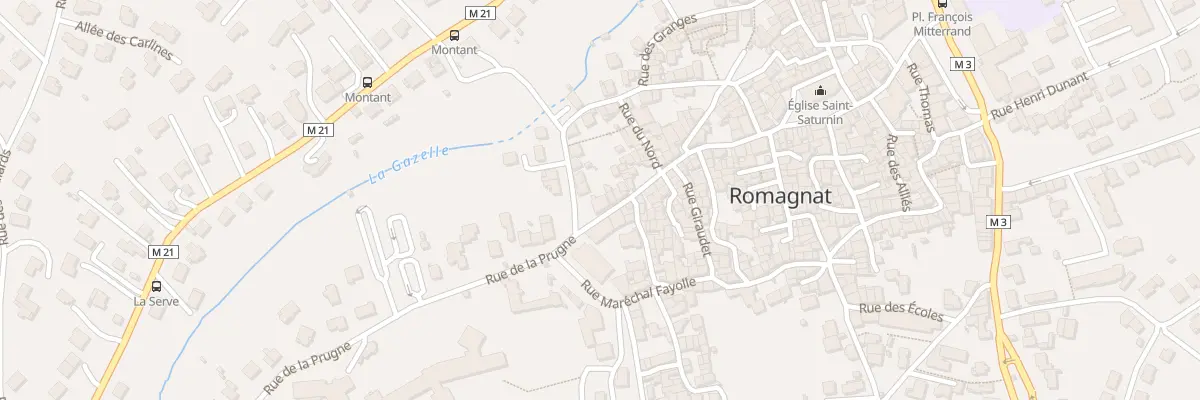 Plan du 60 Rue Mal Foch à Romagnat