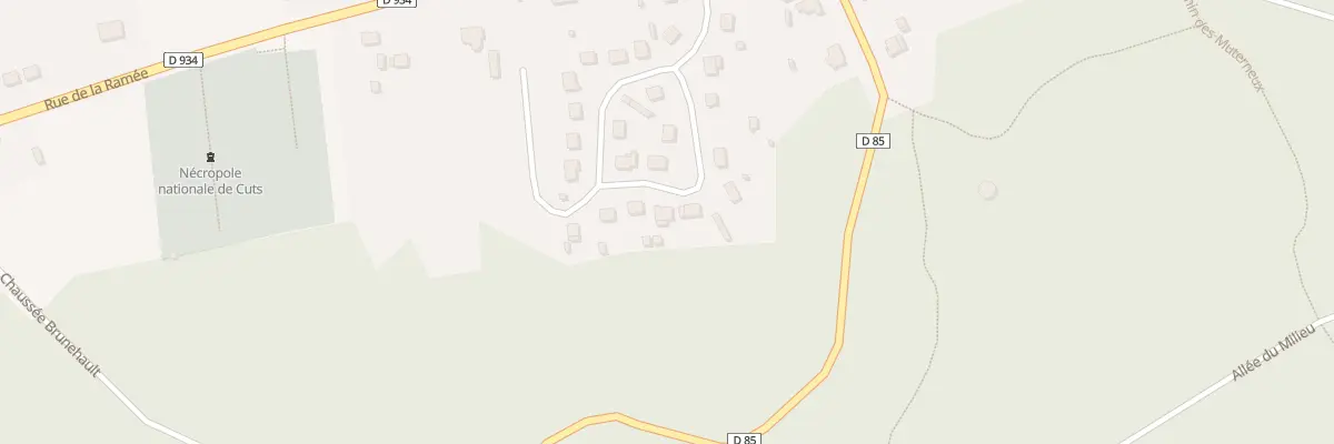 Plan du 266 Rue de l’Abbé Dehue à Cuts
