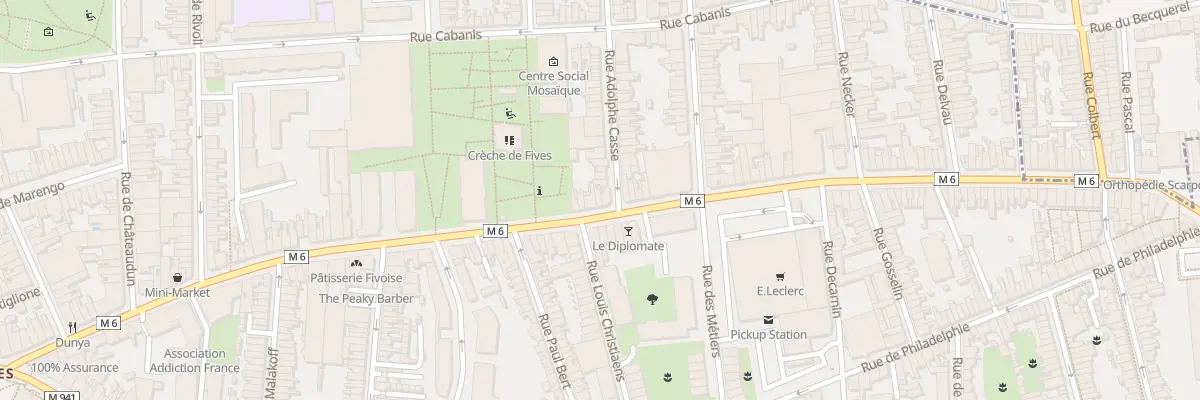 Plan du 101 Rue de Lannoy à Lille