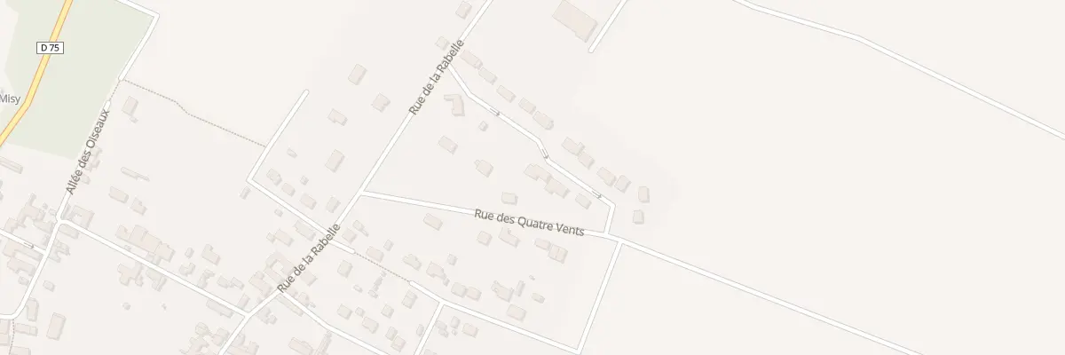 Plan du 14 Lot de la Rabelle à Misy-sur-Yonne