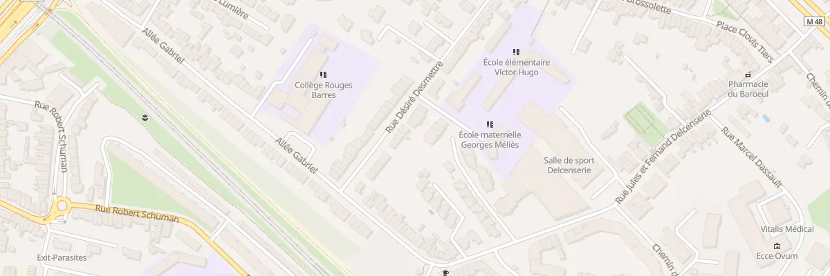 Plan du 43 Rue Désiré Desmettre à Marcq-en-Barœul